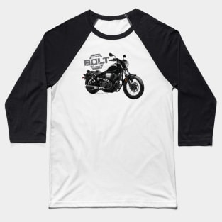 Yamaha Bolt 19 black, sal Baseball T-Shirt